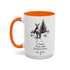 Personalized Deer Teacher Mug | You're Deer to My Heart | Custom Name Teacher Gift | 11oz 15oz