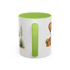 Albuquerque Illustrated Travel Mug | City Souvenir Accent Coffee Mug | 11oz 15oz Ceramic Cup