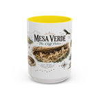 Mesa Verde National Park Coffee Mug | Colorado Ancient Cliff Dwellings Gift | Accent Color Ceramic 11oz 15oz