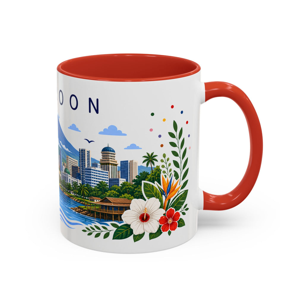Cameroon Coffee Mug | Travel Souvenir Accent Mug | Place Gift Ceramic Cup 11oz 15oz