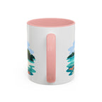 Biscayne National Park Coffee Mug | Solid Color Block Park Souvenir | 11oz 15oz Accent Mug