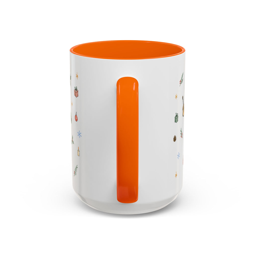 Austin Christmas Mug | Watercolor Travel Souvenir | Holiday Gift | Accent Ceramic Coffee Cup 11oz 15oz