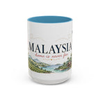 Malaysia Home Country Mug | Moving Away Gift | Long Distance Friendship | 11 oz 15 oz Accent Mug