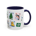 Seattle Coffee Mug | Postage Stamp Collage Mug | Travel Souvenir Accent Cup 11oz 15oz