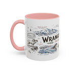 Wrangell-St. Elias National Park Coffee Mug | Alaska Wilderness Climbing Gift | Accent Color Ceramic 11oz 15oz