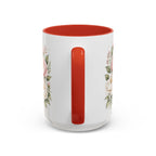 Indiana State Mug | Moving Away, Long Distance Friendship Gift | Botanical Map Accent Cup