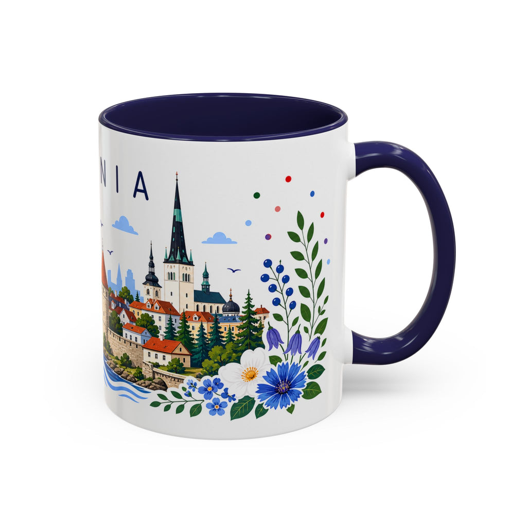 Estonia Coffee Mug | Travel Souvenir Accent Mug | Place Gift Ceramic Cup 11oz 15oz