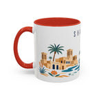 Sharjah Coffee Mug | United Arab Emirates Travel Souvenir | Porcelain Decal City Gift | 11oz 15oz Accent Mug