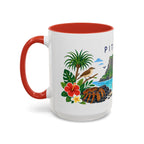 Pitcairn Coffee Mug | Travel Souvenir Accent Mug | Country Gift Ceramic Cup 11oz 15oz