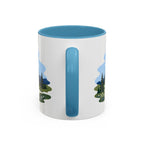 Mount Rainier National Park Coffee Mug | Solid Color Block Park Souvenir | 11oz 15oz Accent Mug