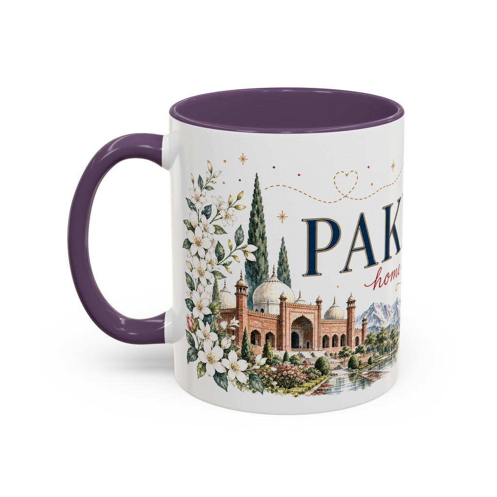 Pakistan Home Country Mug | Moving Away Gift | Long Distance Friendship | 11 oz 15 oz Accent Mug