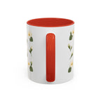 Arizona Saguaro cactus blossom Mug, State Flower Floral Coffee Cup, 11oz Botanical Gift