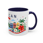 Dominican Republic Coffee Mug | Travel Souvenir Accent Mug | Country Gift Ceramic Cup 11oz 15oz
