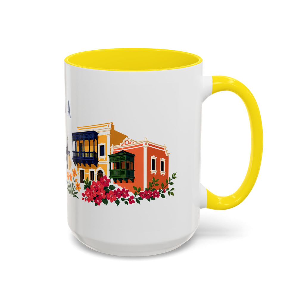 Lima Coffee Mug | Peru Travel Souvenir | Porcelain Decal City Gift | 11oz 15oz Accent Mug