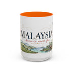 Malaysia Home Country Mug | Moving Away Gift | Long Distance Friendship | 11 oz 15 oz Accent Mug