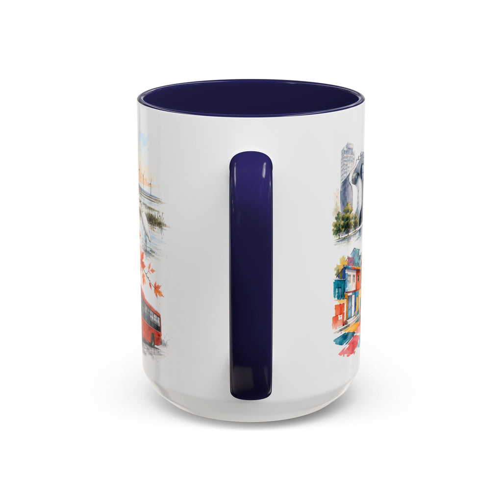 Taichung Coffee Mug | Taiwan Travel Souvenir | Vintage Illustrated City Gift | 11 oz 15 oz Accent Mug