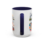Taichung Coffee Mug | Taiwan Travel Souvenir | Vintage Illustrated City Gift | 11 oz 15 oz Accent Mug