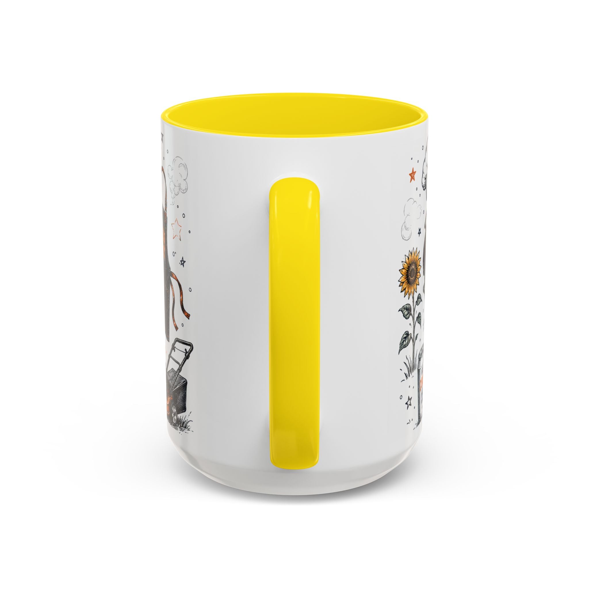 Grill Master Coffee Mug | Father's Day Gift for Dad | Accent Color Ceramic 11oz 15oz