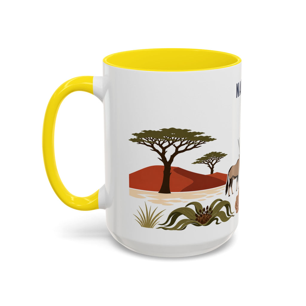 Namibia Coffee Mug | Travel Souvenir Accent Mug | Country Gift Ceramic Cup 11oz 15oz