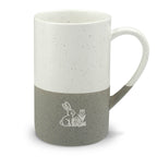 Easter Engraved Mug, Easter Bunny Eggs, 13oz Speckled Ceramic Coffee Cup, Holiday Gift