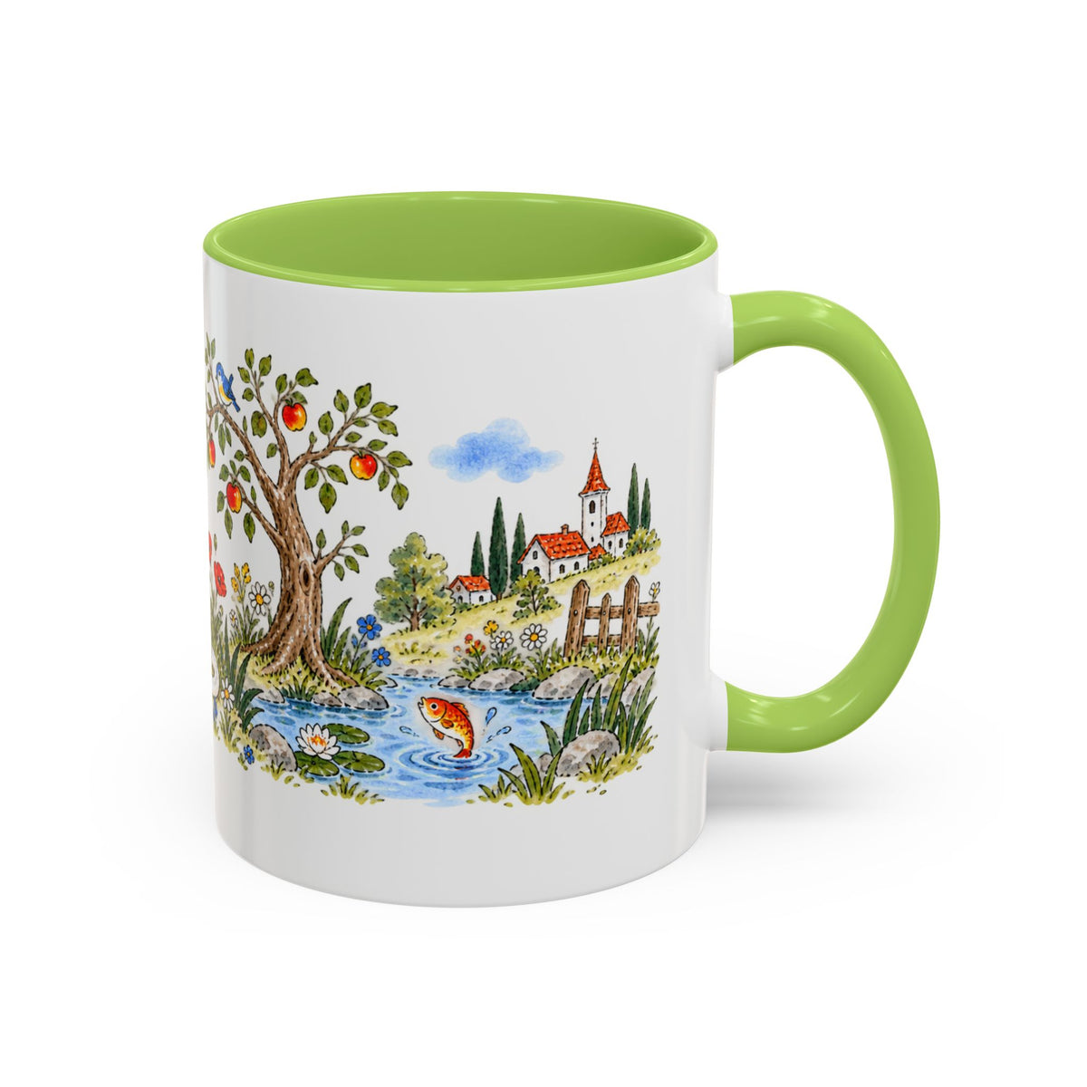 The White Snake Mug | Storybook Fairy Tale Accent Coffee Mug | EveryLegend