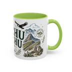 Machu Picchu Coffee Mug | Travel Destination Souvenir Gift | Accent Color Ceramic 11oz 15oz