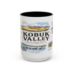 Kobuk Valley National Park Coffee Mug | Alaska Arctic Sand Dunes Gift | Accent Color Ceramic 11oz 15oz