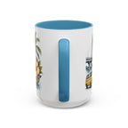 Lagos Coffee Mug | Nigeria Travel Souvenir | Vintage Illustrated City Gift | 11 oz 15 oz Accent Mug