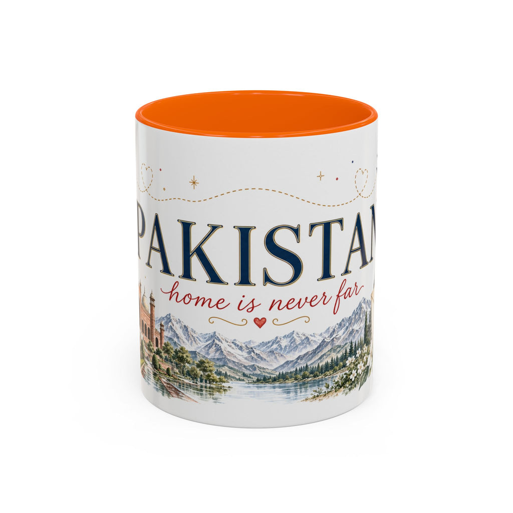 Pakistan Home Country Mug | Moving Away Gift | Long Distance Friendship | 11 oz 15 oz Accent Mug