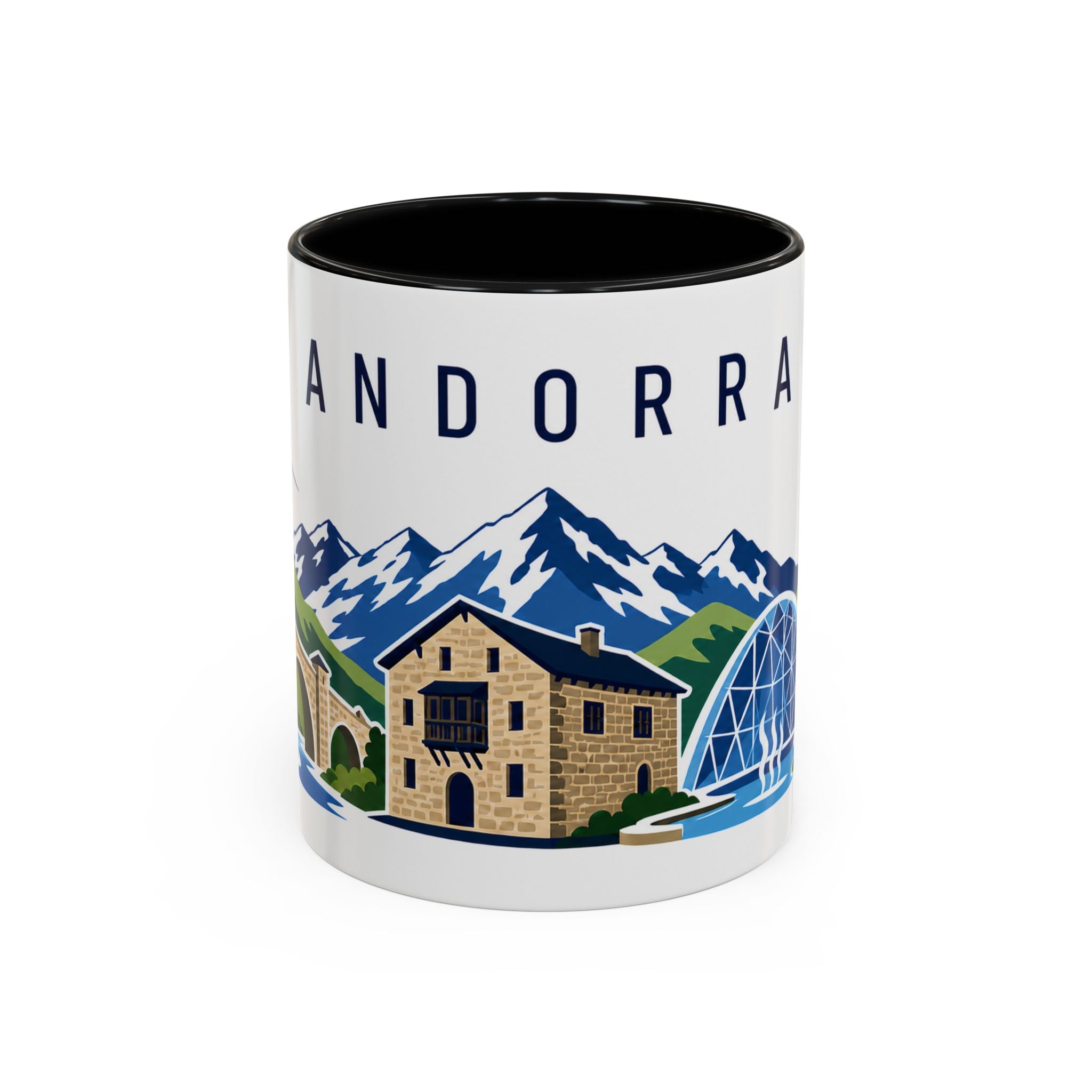 Andorra Coffee Mug | Travel Souvenir Accent Mug | Country Gift Ceramic Cup 11oz 15oz