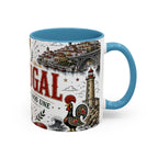 Portugal Soccer Coffee Mug | World Cup Fan Gift | Accent Color Ceramic 11oz 15oz Match Day Cup