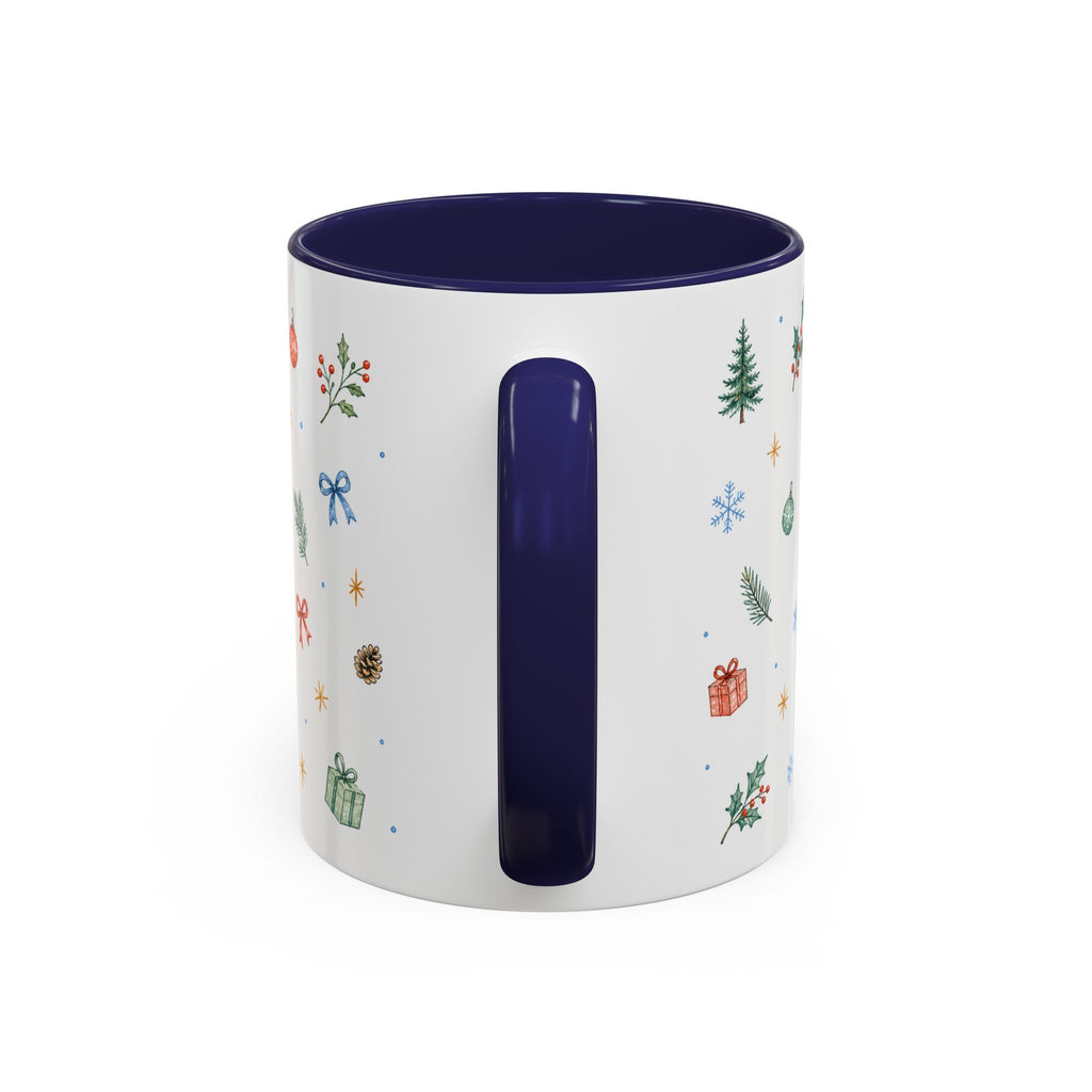 Ireland Christmas Mug | Watercolor Travel Souvenir | Holiday Gift | Accent Ceramic Coffee Cup 11oz 15oz