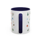 Ireland Christmas Mug | Watercolor Travel Souvenir | Holiday Gift | Accent Ceramic Coffee Cup 11oz 15oz