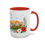 Libya Coffee Mug | Travel Souvenir Accent Mug | Place Gift Ceramic Cup 11oz 15oz