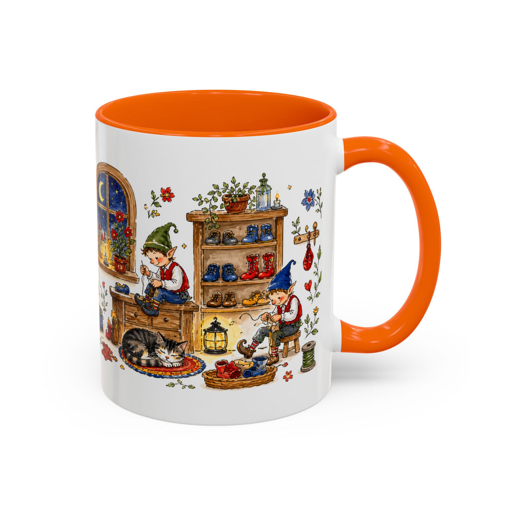 Elves and the Shoemaker Mug | Storybook Accent Coffee Mug | EveryLegend