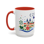 Czechia Coffee Mug | Travel Souvenir Accent Mug | Country Gift Ceramic Cup 11oz 15oz