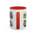 Providence Illustrated Travel Mug | City Souvenir Accent Coffee Mug | 11oz 15oz Ceramic Cup