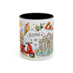 Rome Travel Mug | European City Souvenir Accent Coffee Mug | 11oz 15oz Ceramic Cup