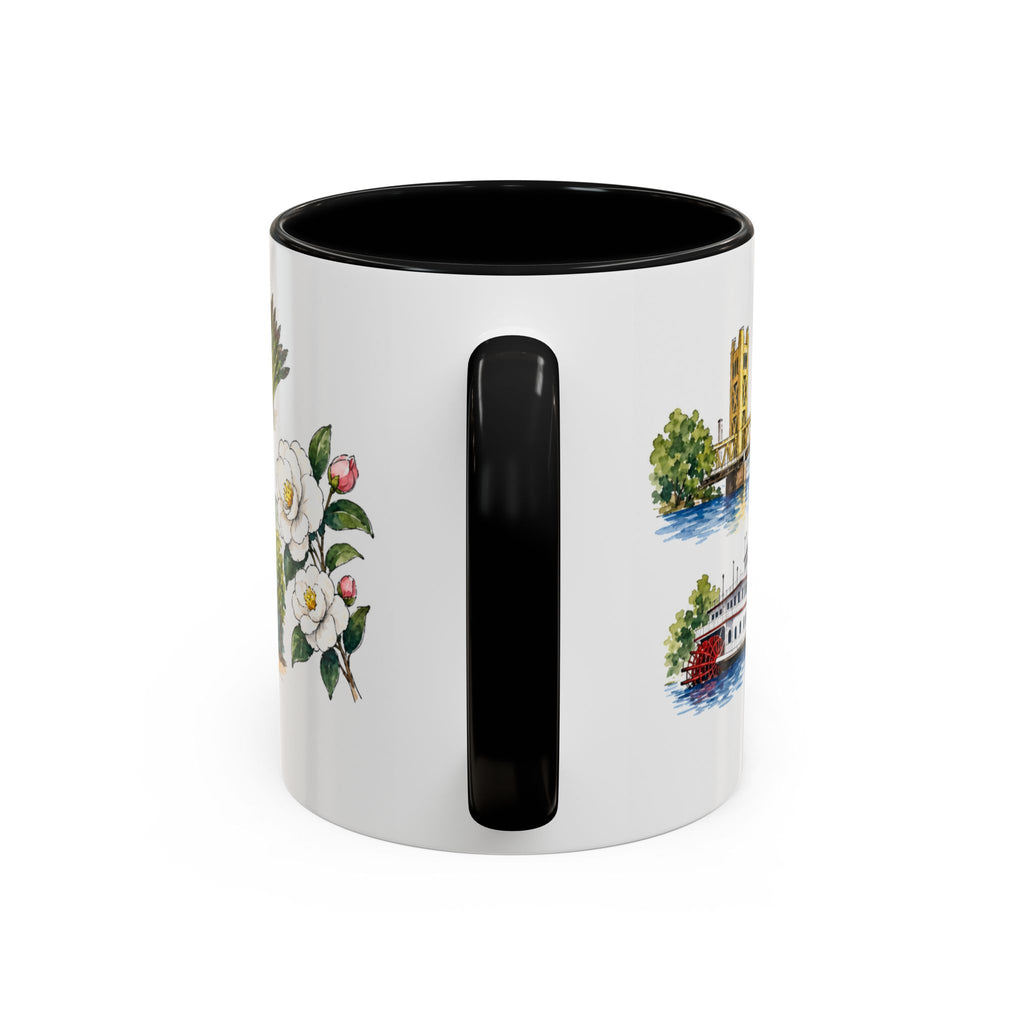 Sacramento Illustrated Travel Mug | City Souvenir Accent Coffee Mug | 11oz 15oz Ceramic Cup