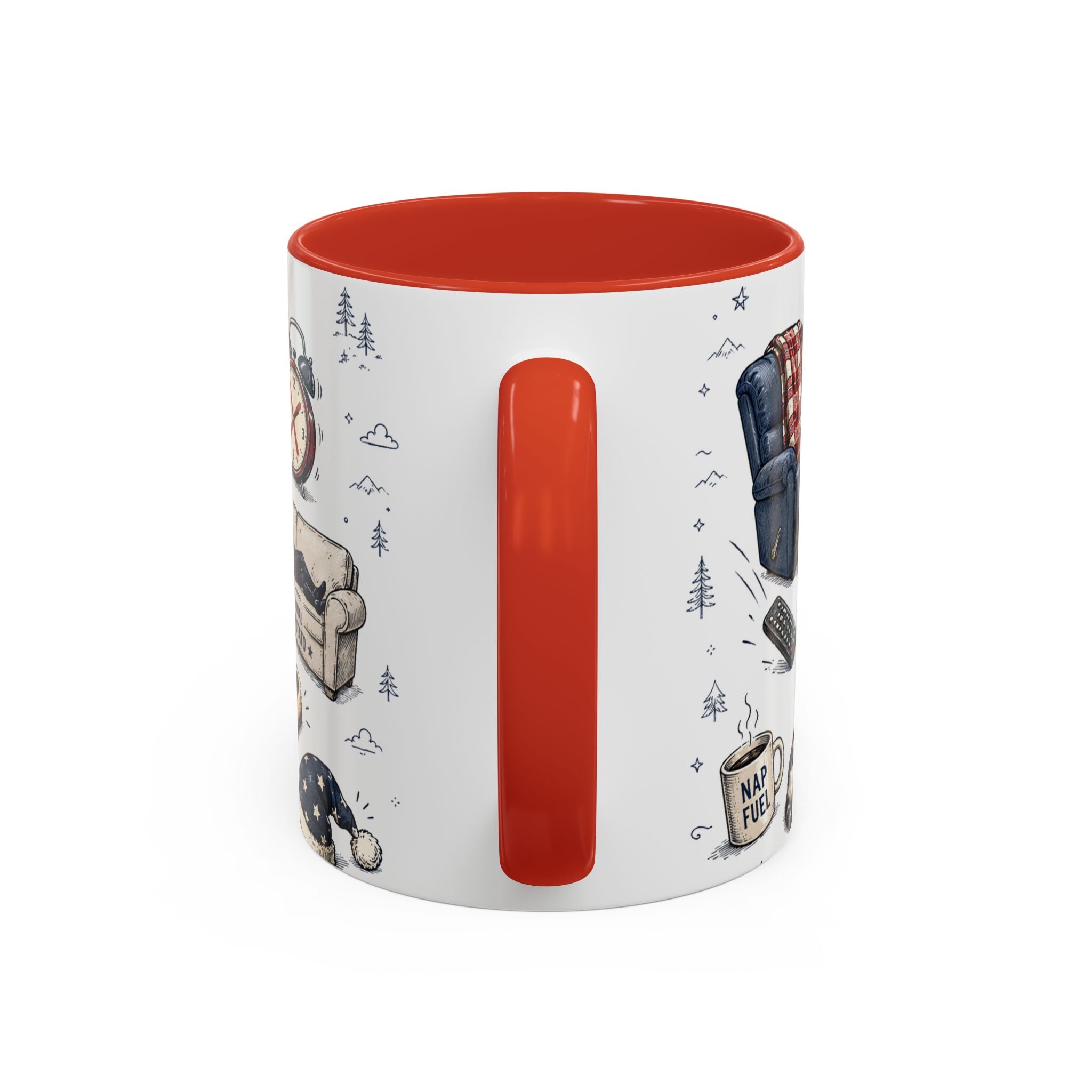 Nap Champion Coffee Mug | Father's Day Gift for Dad | Accent Color Ceramic 11oz 15oz