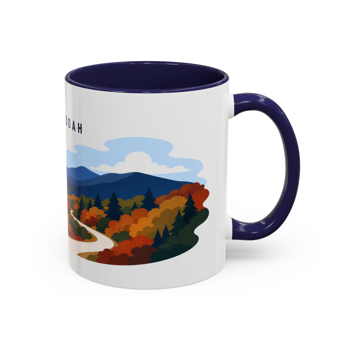 Shenandoah National Park Coffee Mug | Solid Color Block Park Souvenir | 11oz 15oz Accent Mug
