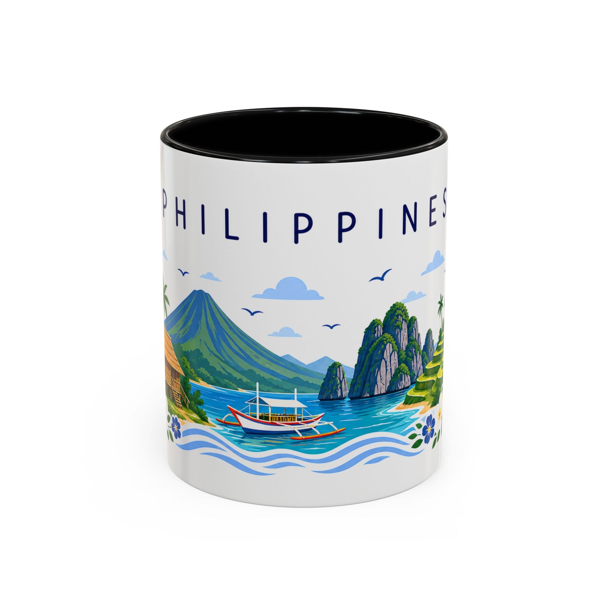 Philippines Coffee Mug | Travel Souvenir Accent Mug | Place Gift Ceramic Cup 11oz 15oz