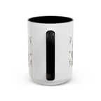 Grandma's Garden Of Love Coffee Mug | Gift From Grandkids | Accent Color Ceramic 11oz 15oz