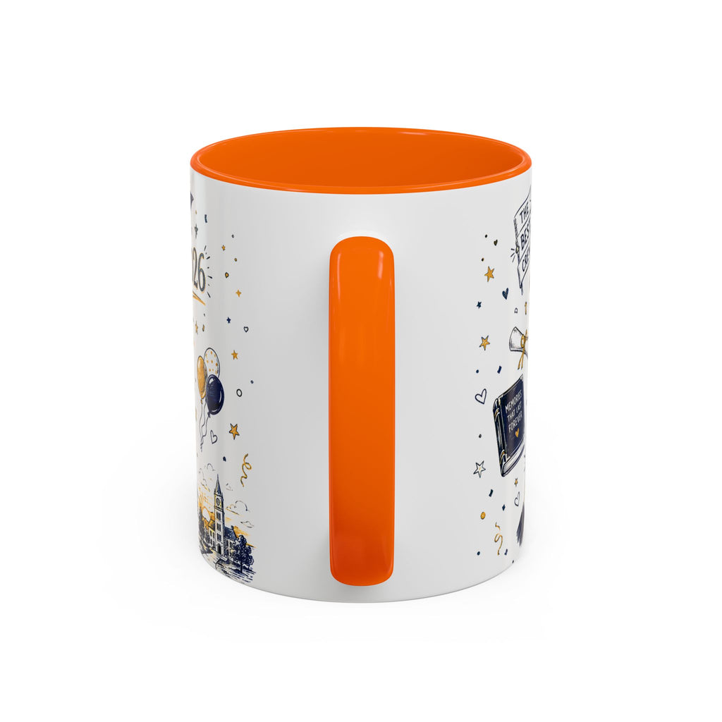 We Did It Class of 2026 Coffee Mug | Graduation Gift | Accent Color Ceramic 11oz 15oz