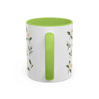 Georgia Sweetbay Magnolia Mug, State Flower Floral Coffee Cup, 11oz Botanical Gift