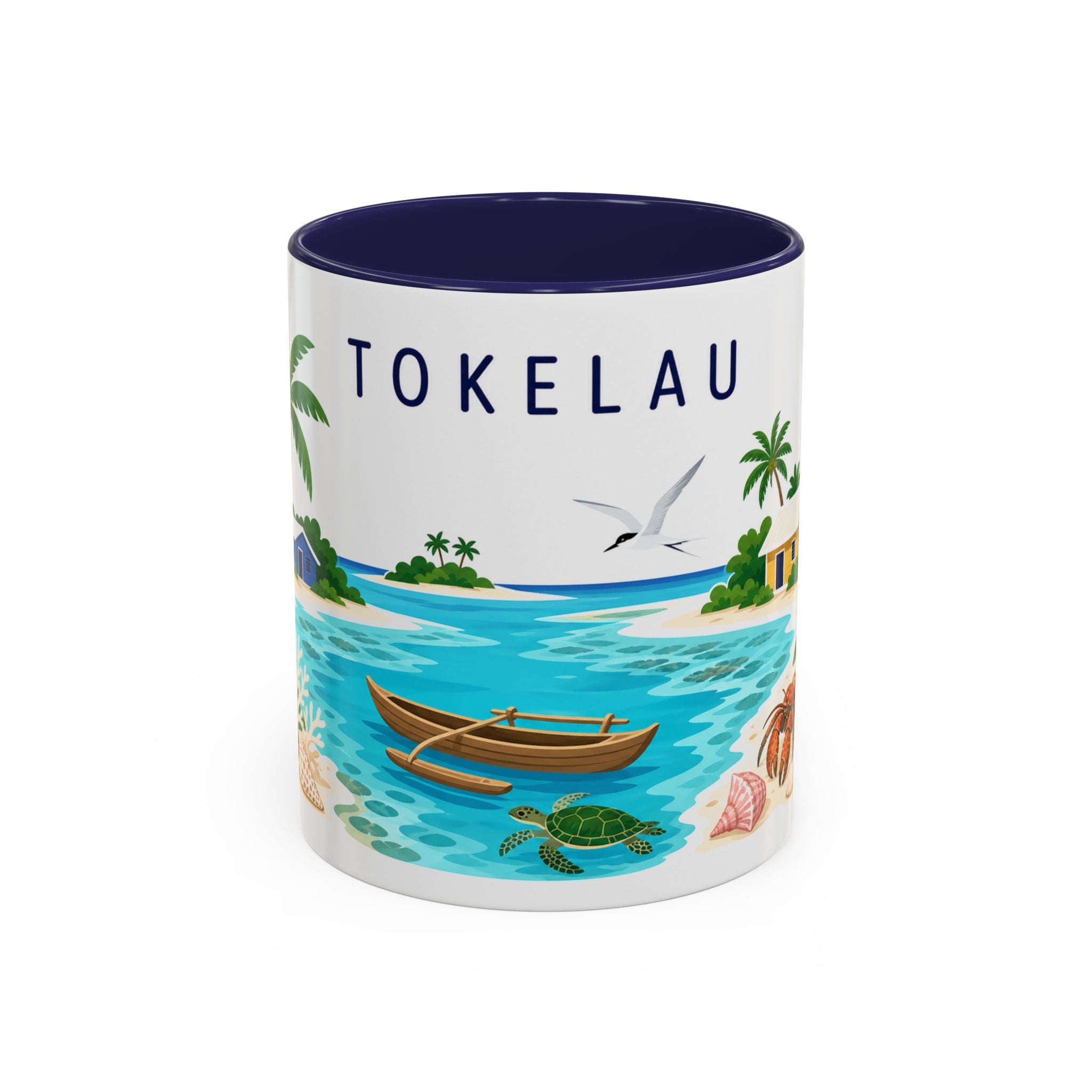 Tokelau Coffee Mug | Travel Souvenir Accent Mug | Country Gift Ceramic Cup 11oz 15oz