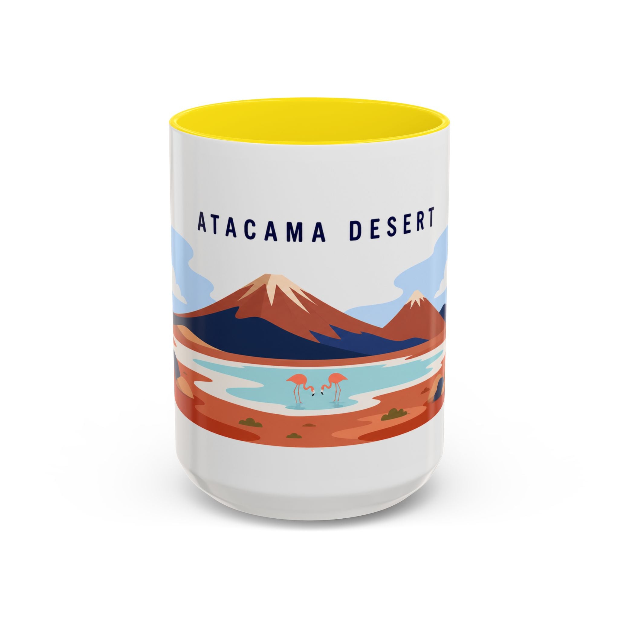 Atacama Desert Coffee Mug | Travel Destination Souvenir Gift | Accent Color Ceramic 11oz 15oz