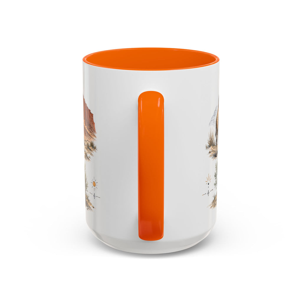 Gobi Desert Mug, Mongolia Travel Souvenir, Bucket List Gift, Accent Ceramic Coffee Mug 11oz 15oz