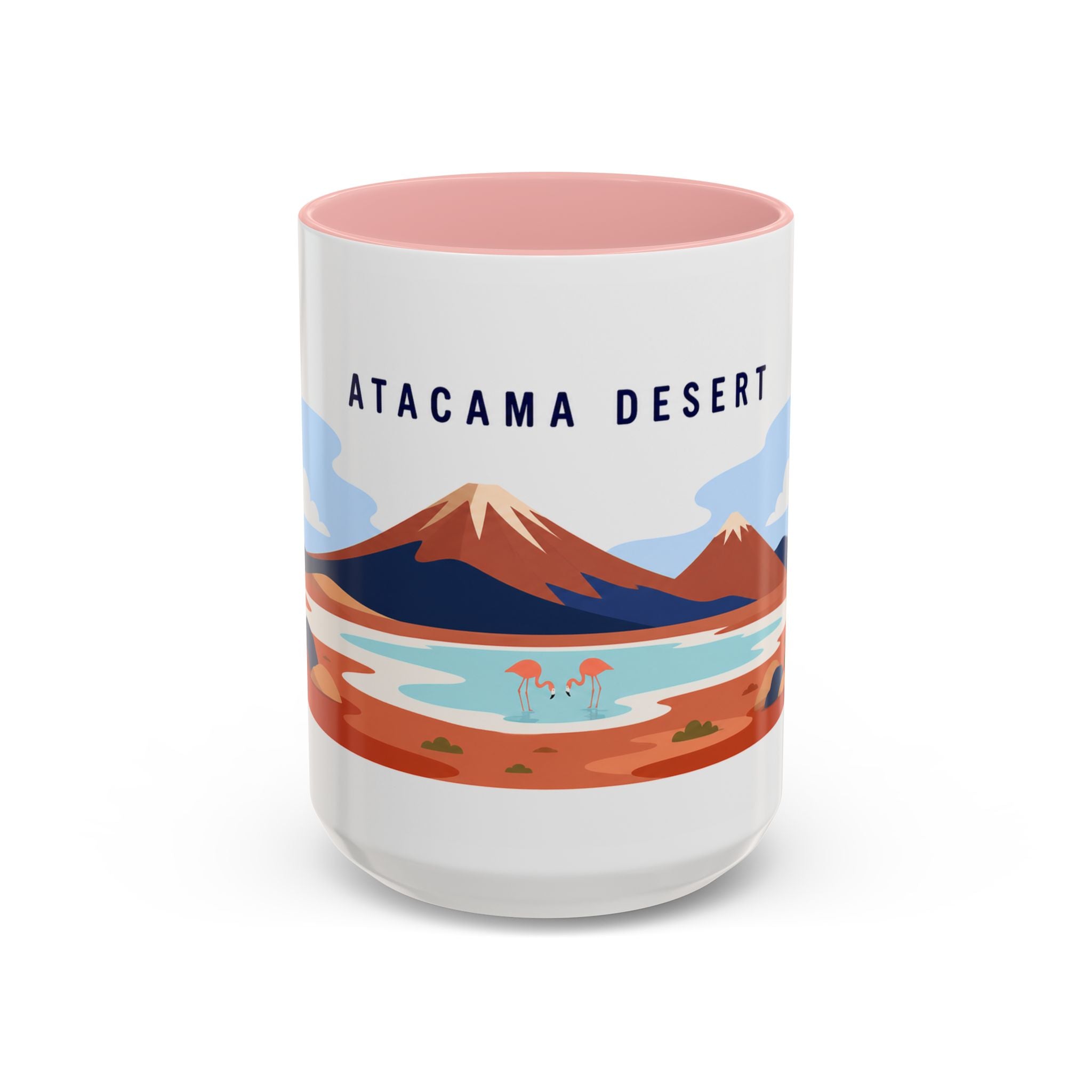 Atacama Desert Coffee Mug | Travel Destination Souvenir Gift | Accent Color Ceramic 11oz 15oz