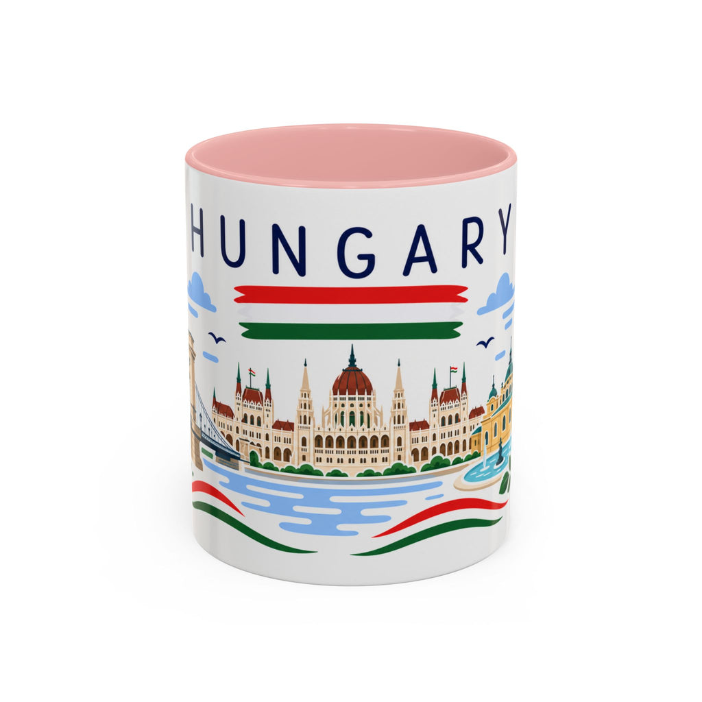 Hungary Coffee Mug | Travel Souvenir Accent Mug | Country Gift Ceramic Cup 11oz 15oz